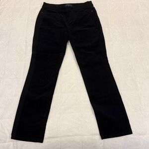 Talbots Black Simply Flattering 5 Pocket Corduroy Straight Leg Pants